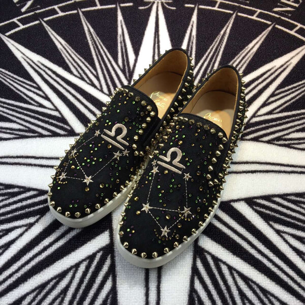 16AW クリスチャン ルブタンコピー スリッポン Christian Louboutin ☆Boat Flat Python Clark 3150443B003